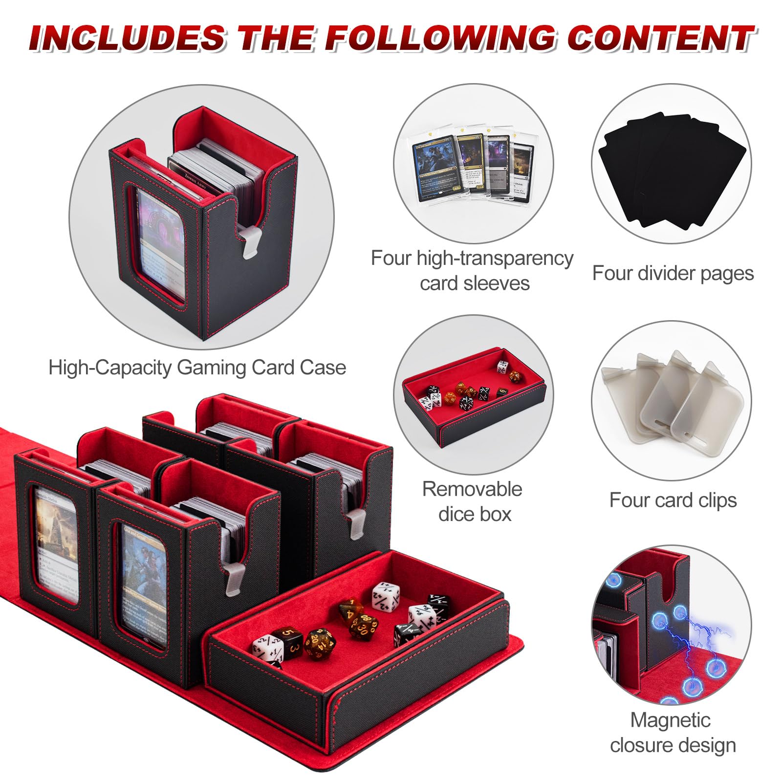 Inside Yuunaie box with dice tray for on-the-go gaming.