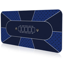 YUZPKRSI poker mat with strengthened edges for durable rounds