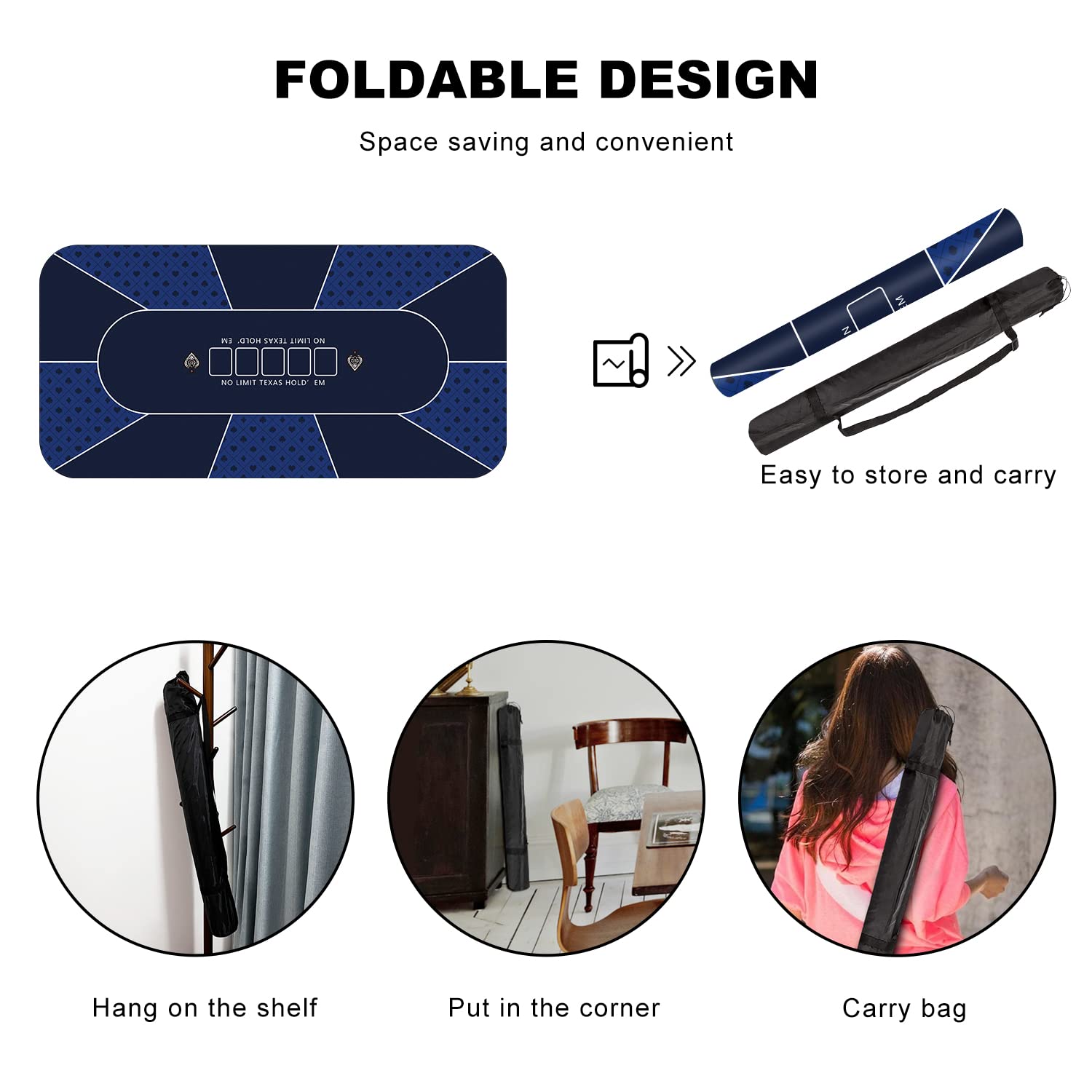 Non-slip base keeps YUZPKRSI mat steady during play