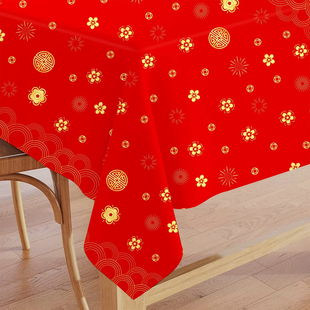 YVAINE disposable tablecloth simplifies cleanup after celebrations