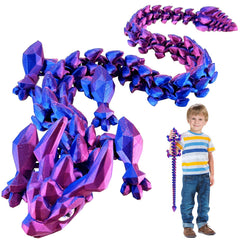 YVBBHE Laser Purple dragon eyes highlight a dynamic gaze for desk decor.