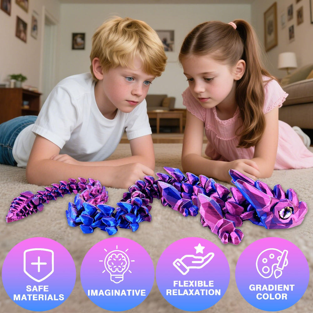 YVBBHE Laser Purple dragon hinges enable flexible positioning and playtime fun.