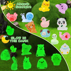 Ywevyezc alpaca figure – gentle glow for fairy gardens