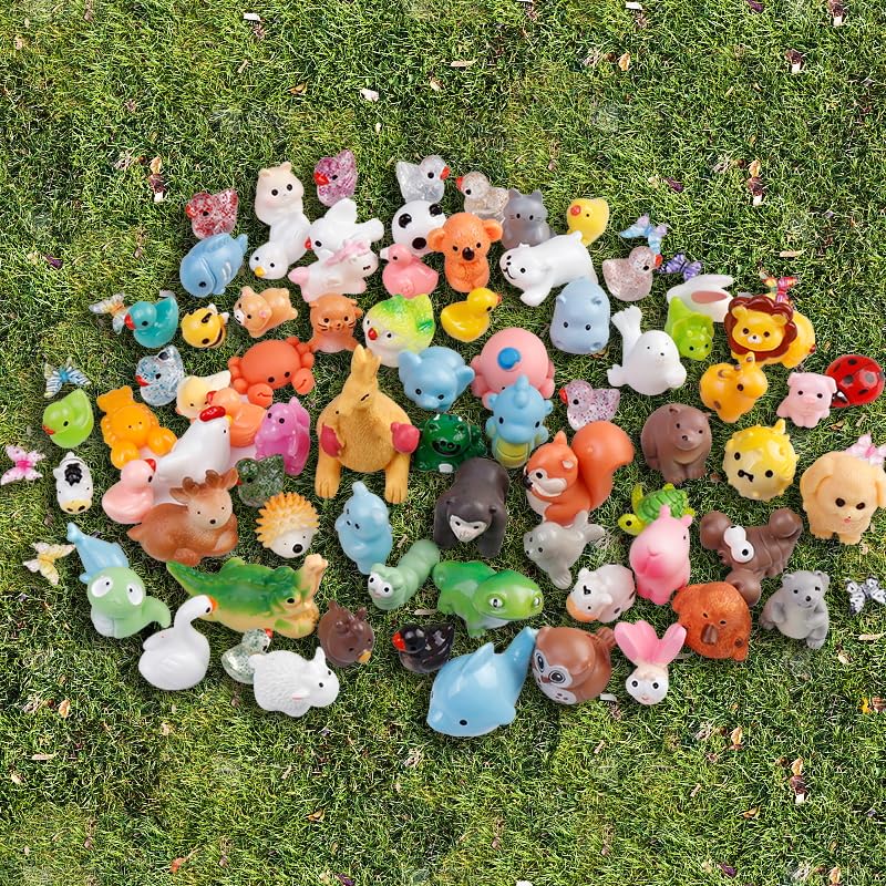 Ywevyezc petite resin animals ideal for dollhouse scenes and themed tables.