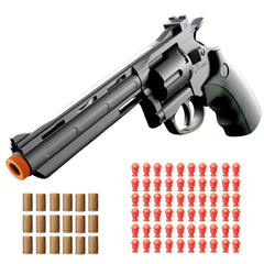YWISJME toy revolver with rotating cylinder for safe, realistic role-play.