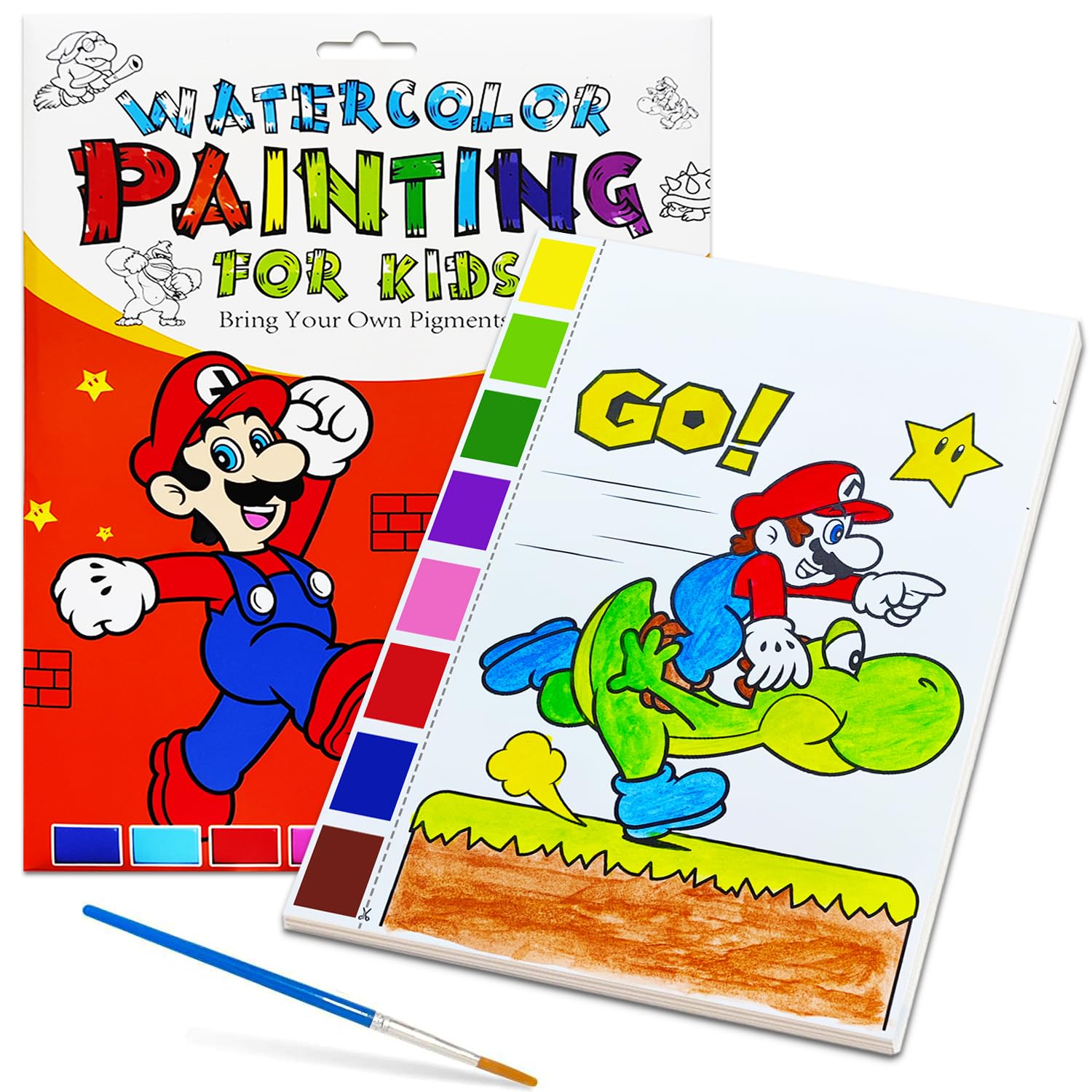 YXOTJHS watercolor book cover for mess-free creative fun
