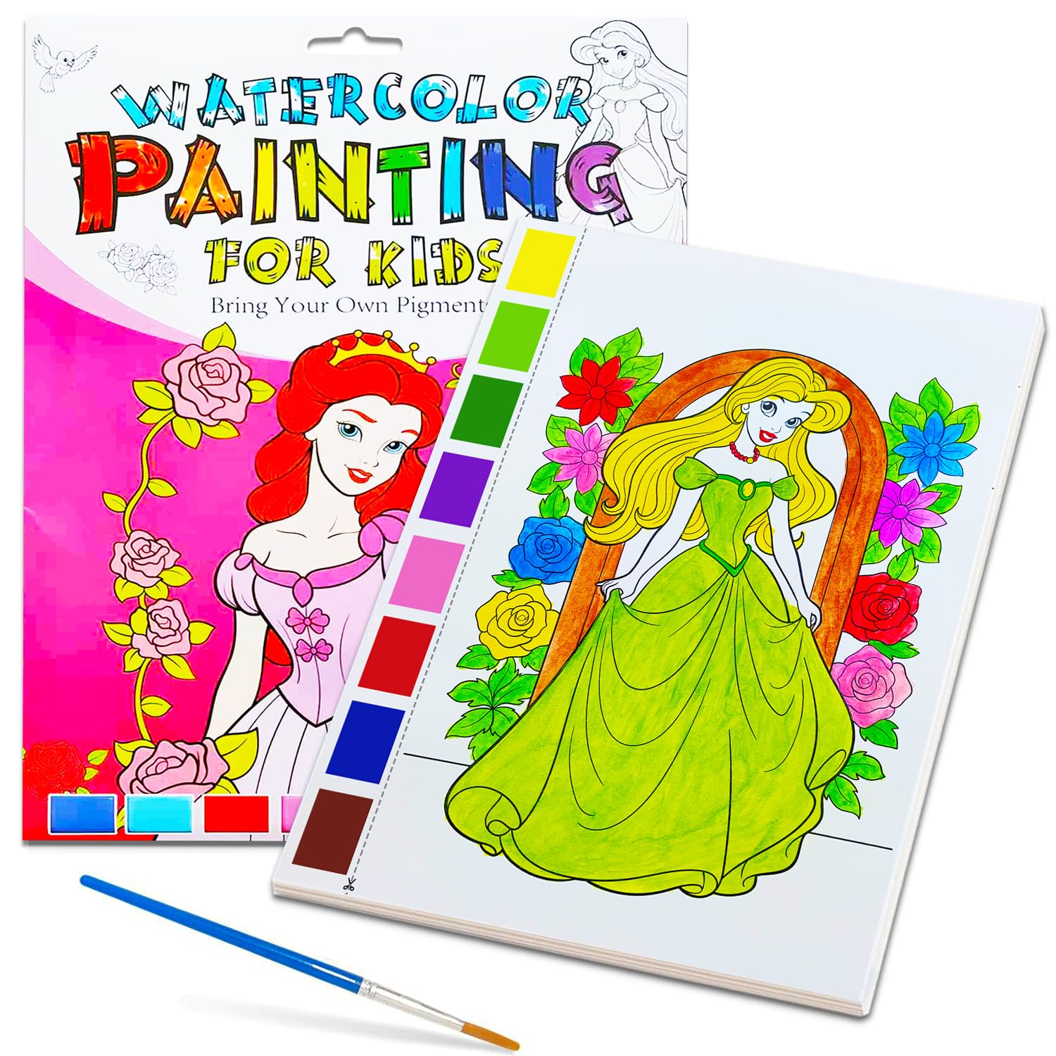 YXOTJHS watercolor book Scene 1 — mess-free creativity for travel