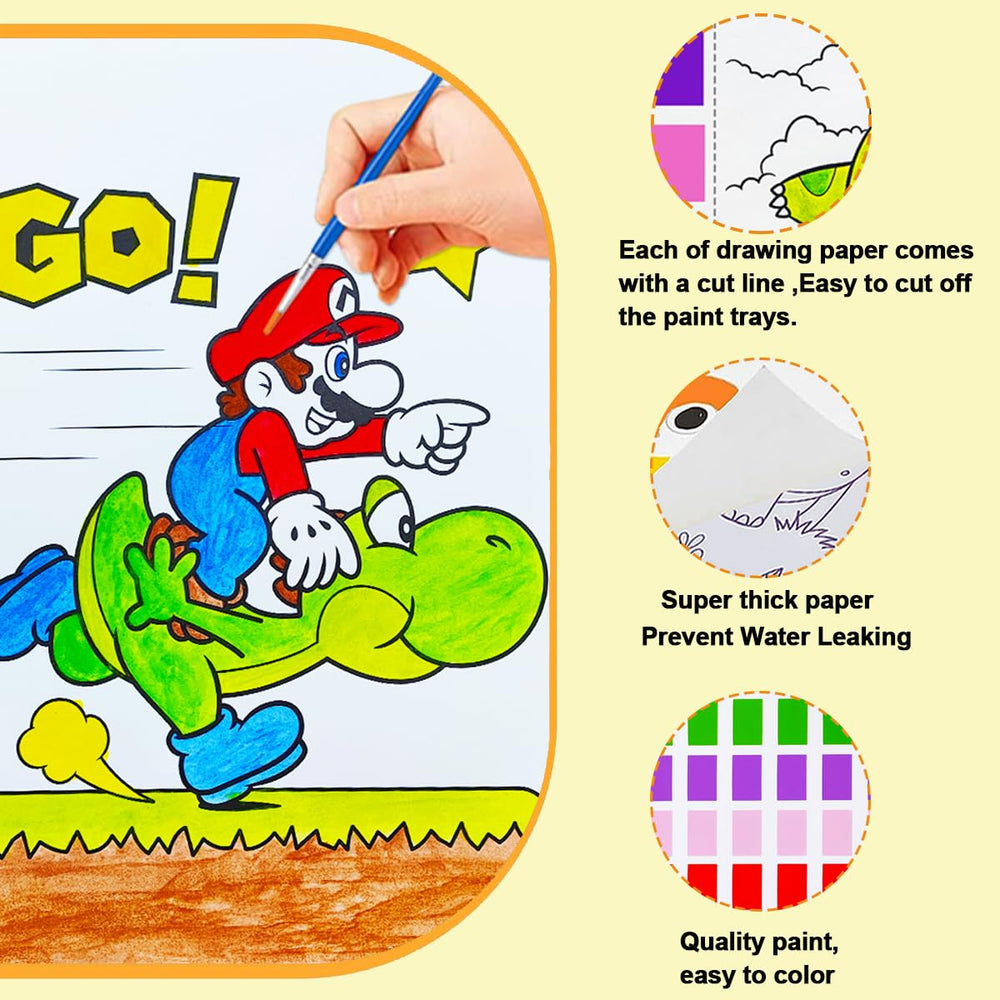 YXOTJHS included water brushes for simple portable art sessions