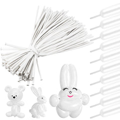 YXYL 260 white long balloons for creative balloon animals and shapes