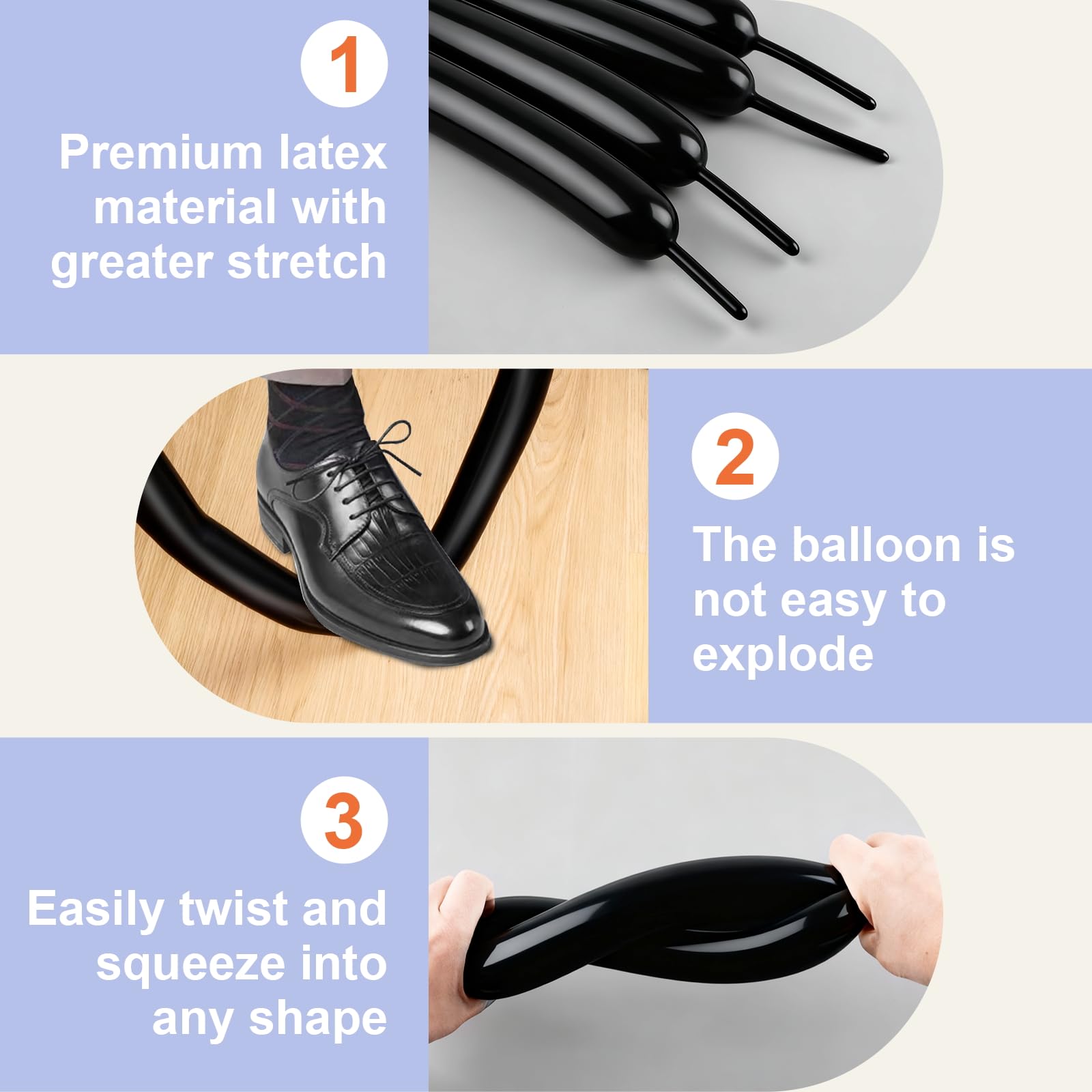 YXYL premium latex long balloon with strong stretch for easy shaping.