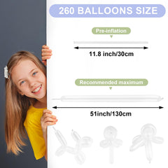 YXYL premium latex long balloon with extra stretch for easy twisting