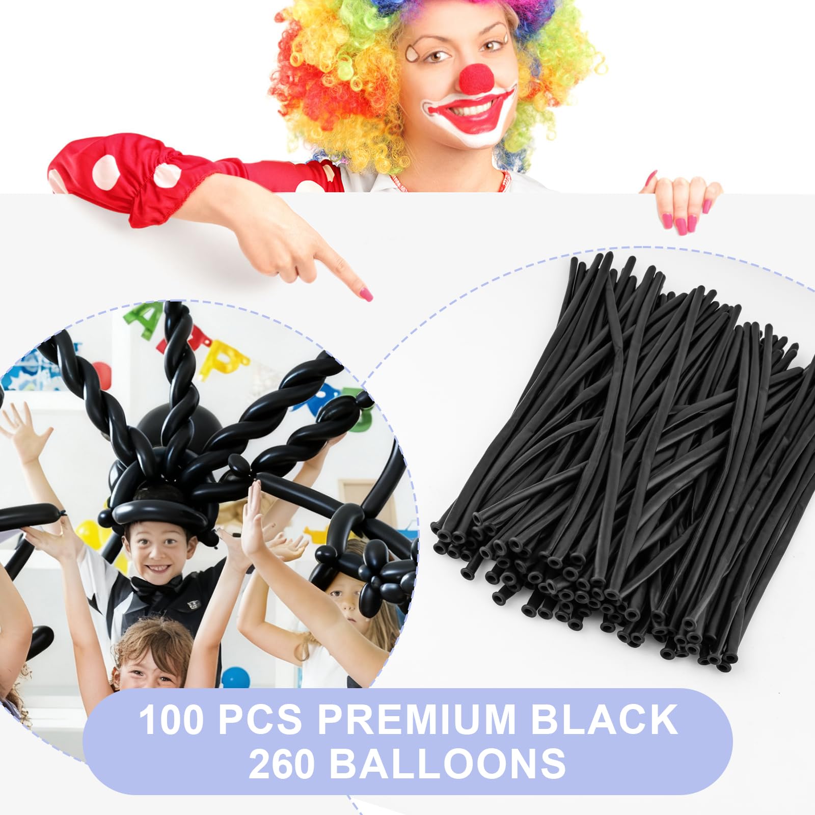 YXYL twistable animal balloons idea for creative kids' activities.