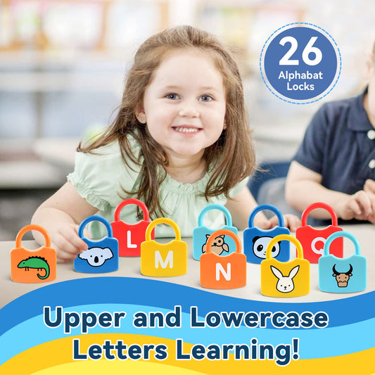 YYDeek colorful locks with letters support sorting and matching