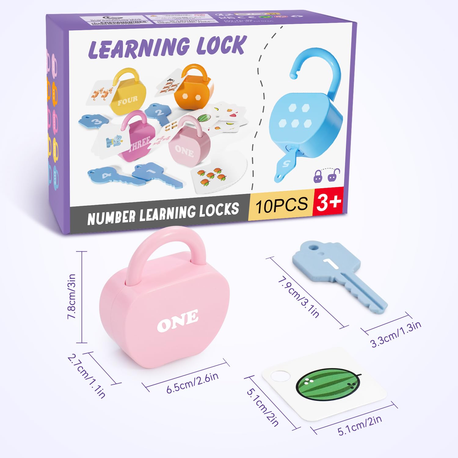 YYDeek Montessori-inspired locks and keys for classroom activities.