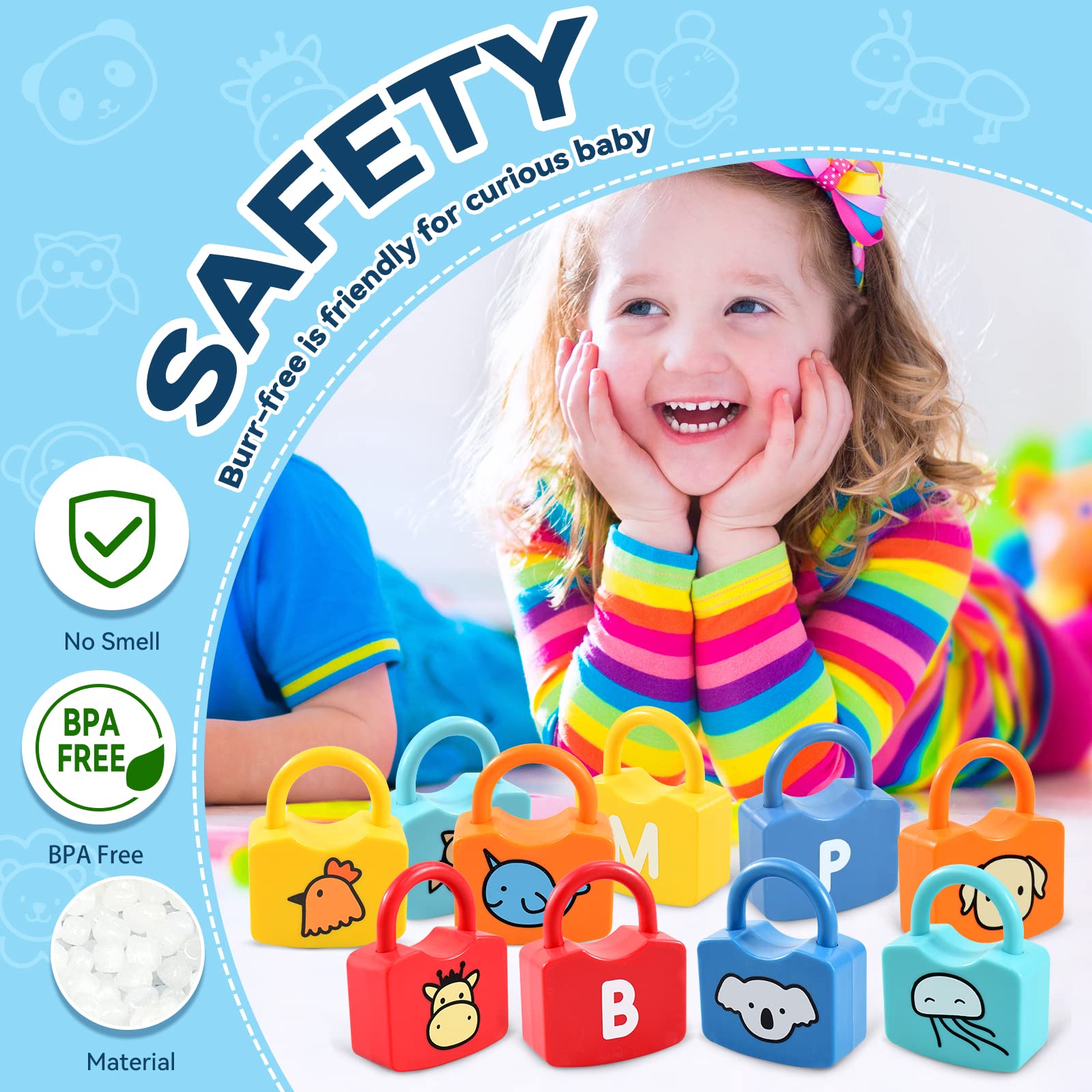 YYDeek Montessori-inspired toy encourages hands-on learning and concentration