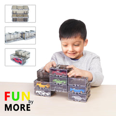 YYDS black 10-pack storage set keeps cars organized and ready to display