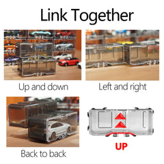 YYDS dustproof car display case protecting toy cars from dust and scratches