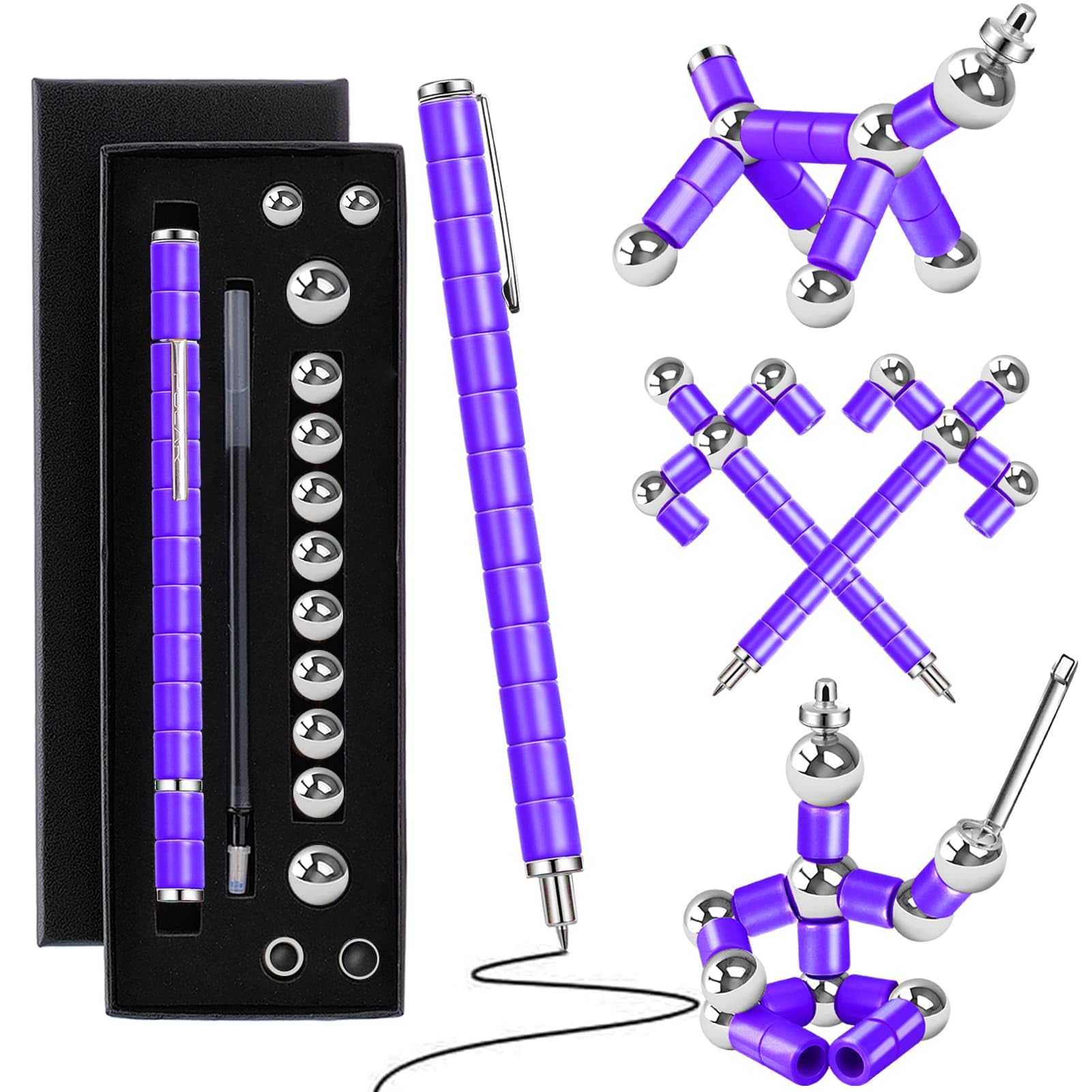 YYMHMF fidget pen with gold-plated finish offers stylish stress relief during work.