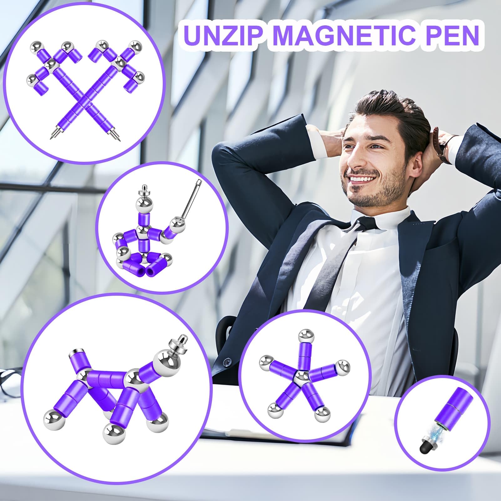 YYMHMF fidget pen helps reduce distraction with tactile focus.