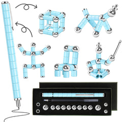 YYMHMF Fidget Pen with magnetic deformable design for creative play at your desk.
