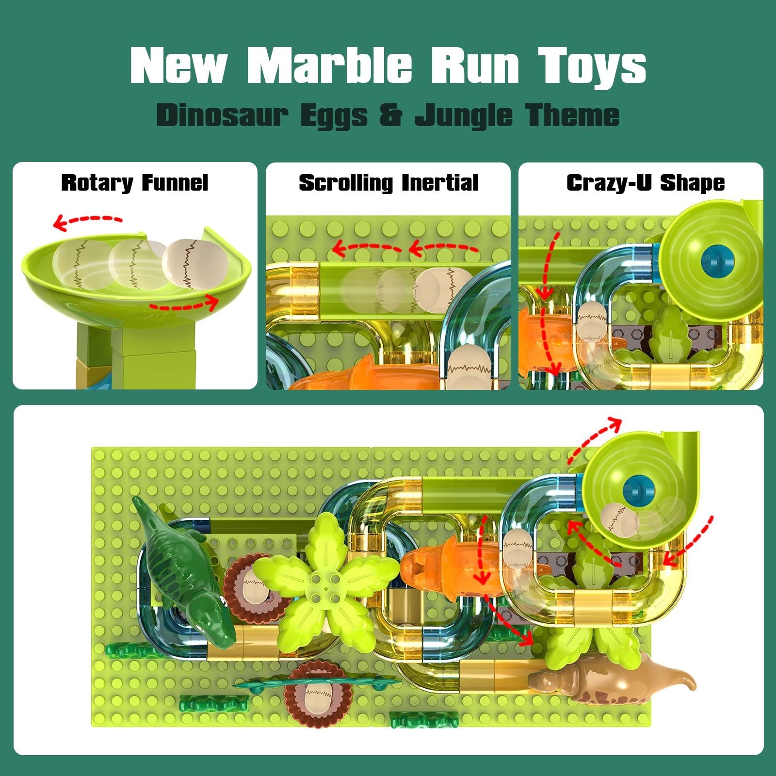 YY LANDTOYS dino eggs discovery scene sparks imaginative play
