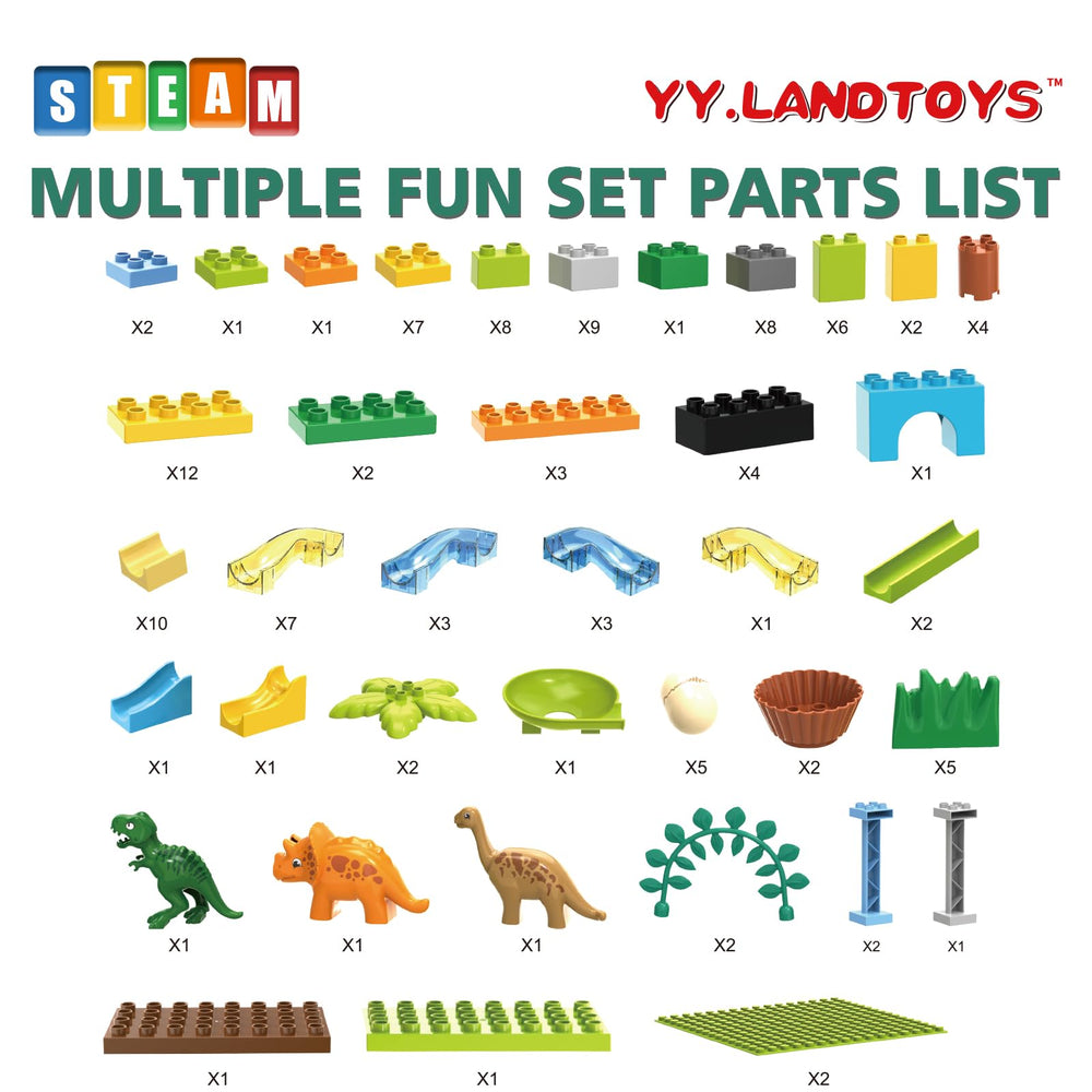 YY LANDTOYS dinosaur-themed play area invites exploration and pretend play