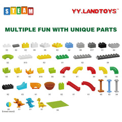 YY Landtoys Lego Duplo cross-compatibility expands building possibilities.