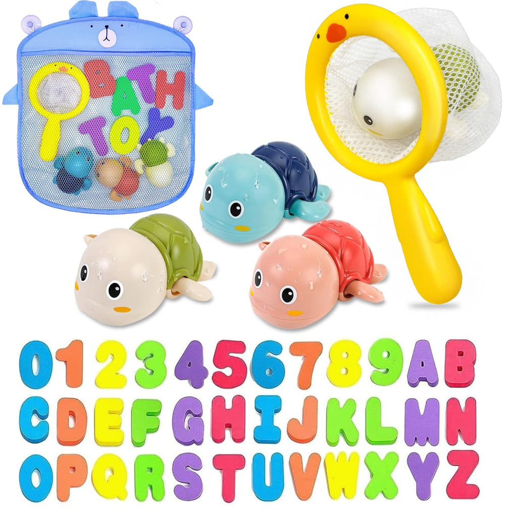 YYMHMF bath letters and numbers set for alphabet learning in the tub