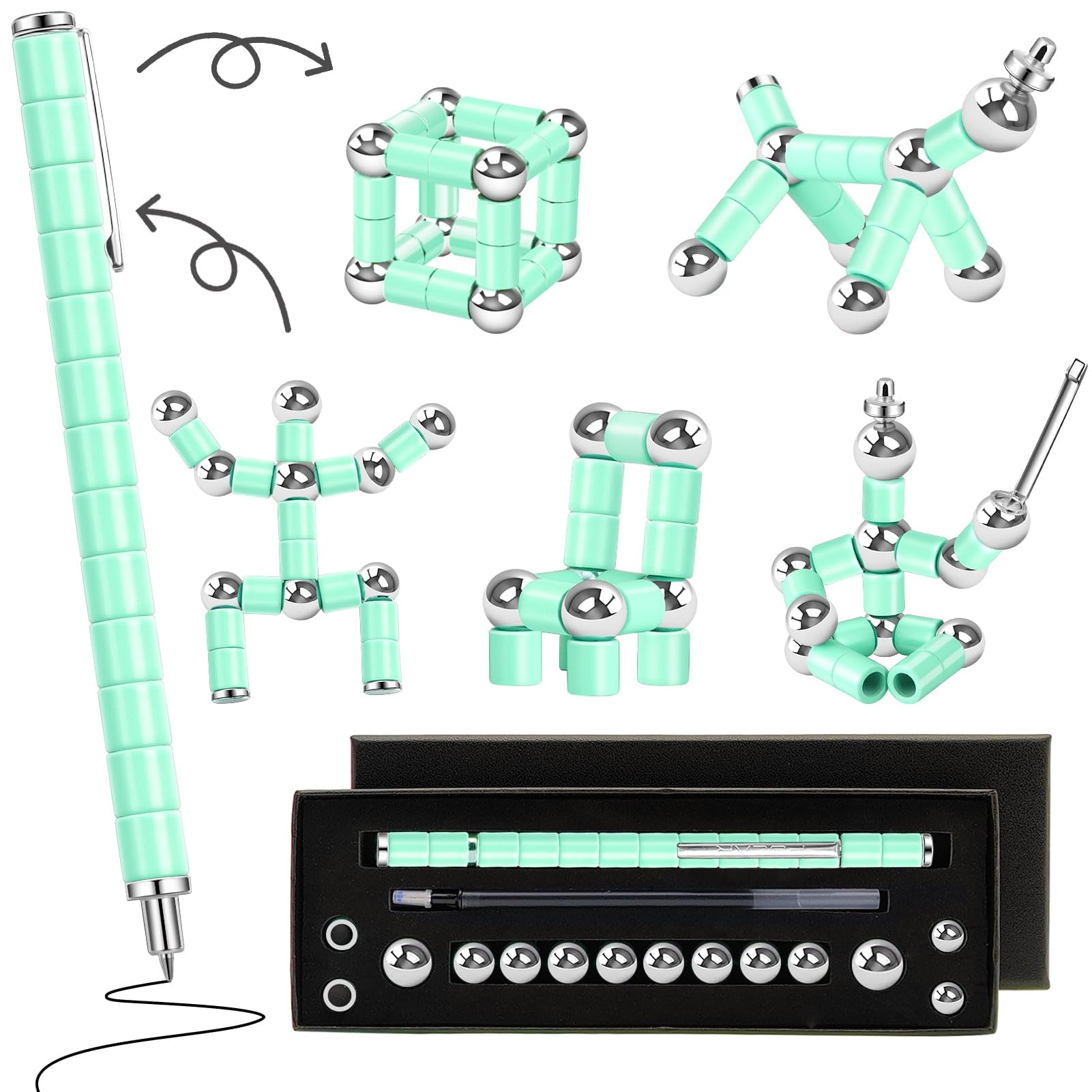 YYMHMF magnet pen deformable design for creative drawing and fidget engagement
