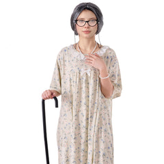 Yymobt granny wig for realistic retro look and comfortable wear.