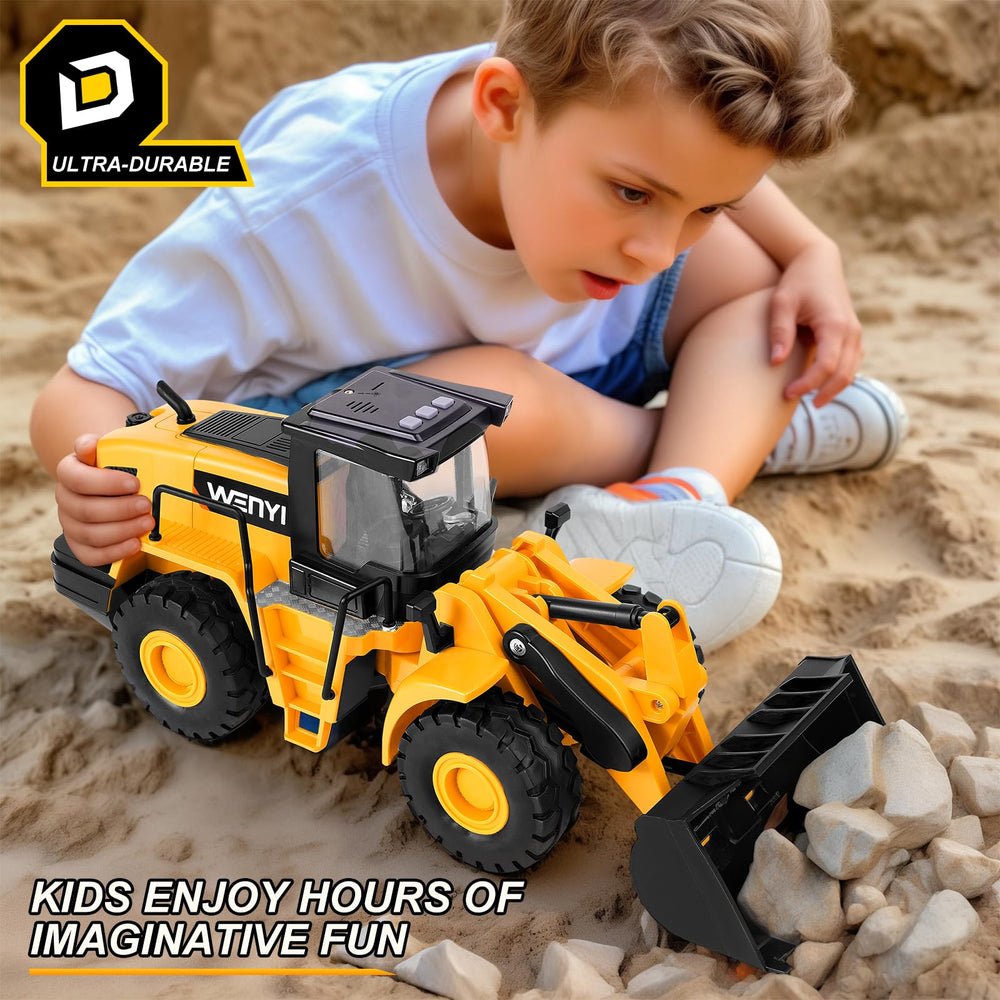 YySiRui bulldozer durable construction withstands rough handling during imaginative play.