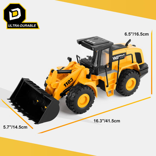 YySiRui bulldozer with lights and sounds delivers immersive pretend construction experiences.