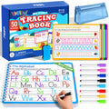 YySiRui preschool learning activities kit showing tracing pages for fine motor practice.