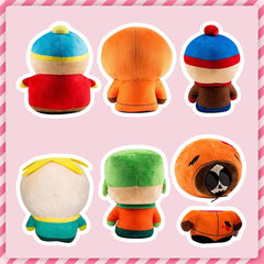 YZONU SP cartoon-inspired plush resting on a bed for comfort.