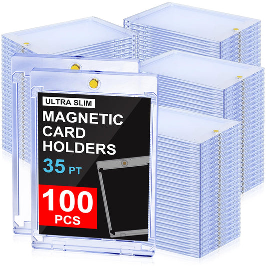 YZtree 35pt magnetic card holder closeup, slim bulk-storage solution.