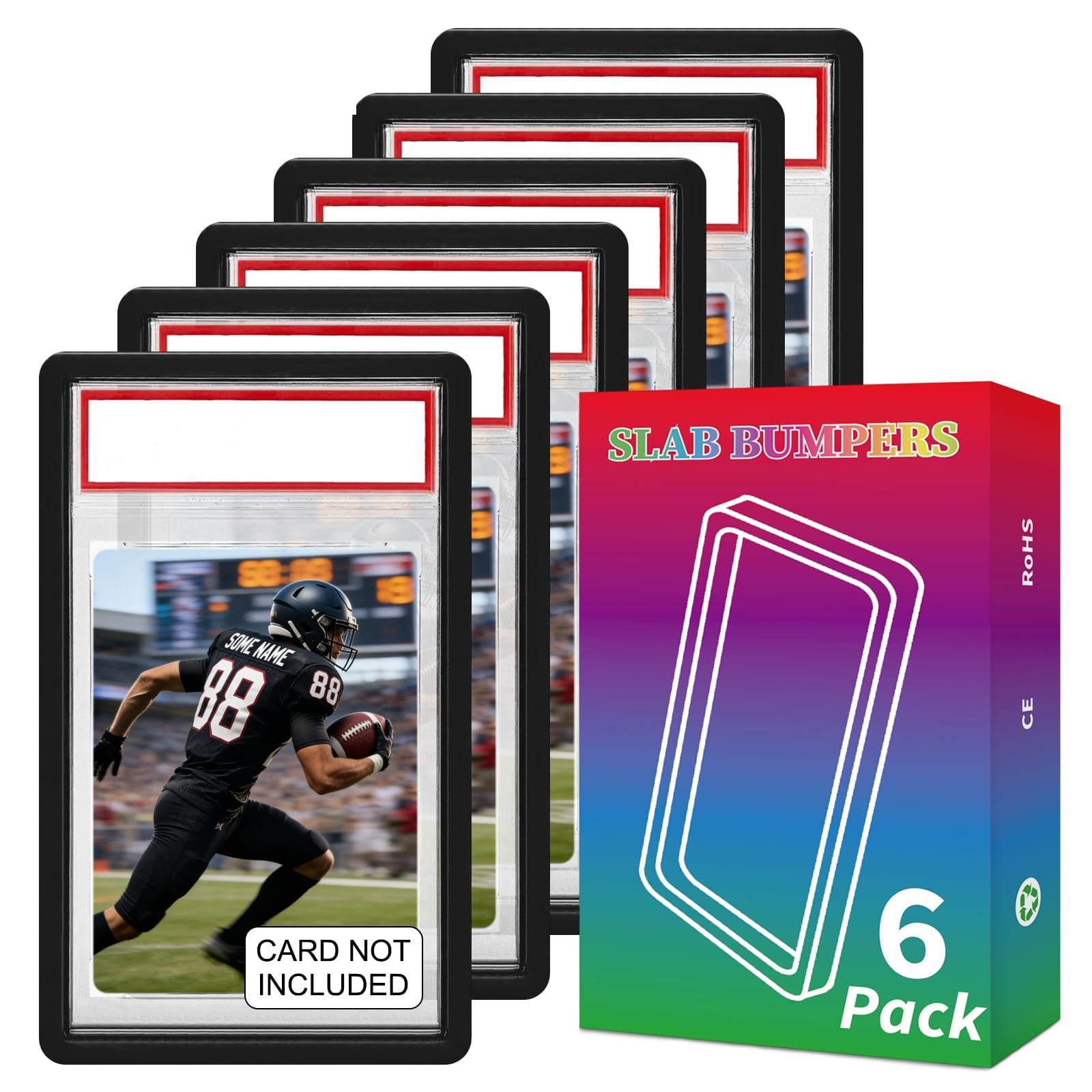 YZtree Card Guard 6-pack edge protection protects PSA slabs from scratches during display and storage