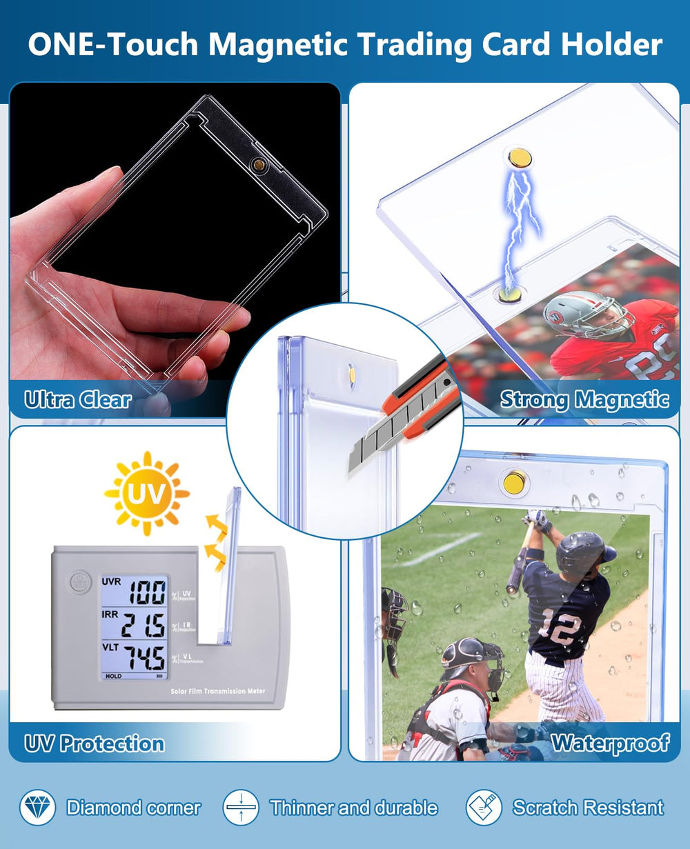 YZtree universal-fit case holds standard 2.5x3.5 cards securely.