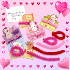 YZXODN bright red and pink colors ideal for Valentine classroom activities.