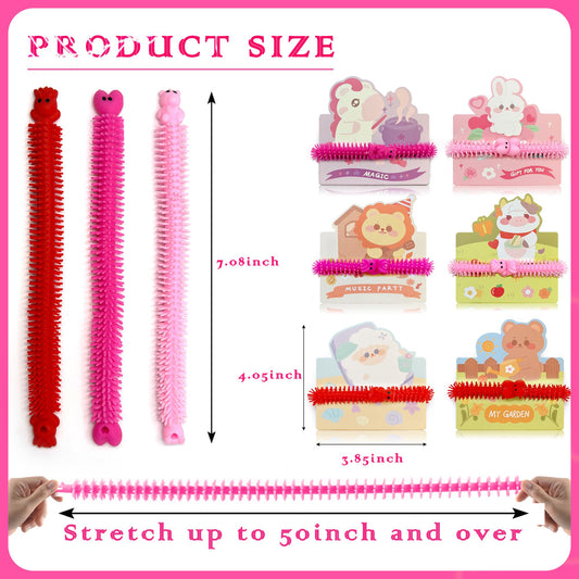 YZXODN 24-card set paired with stretchy strings for stress-relief sensory play.
