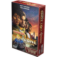 Z-Man Games Pandemic Hot Zone Europe disease cubes on map illustrating teamwork