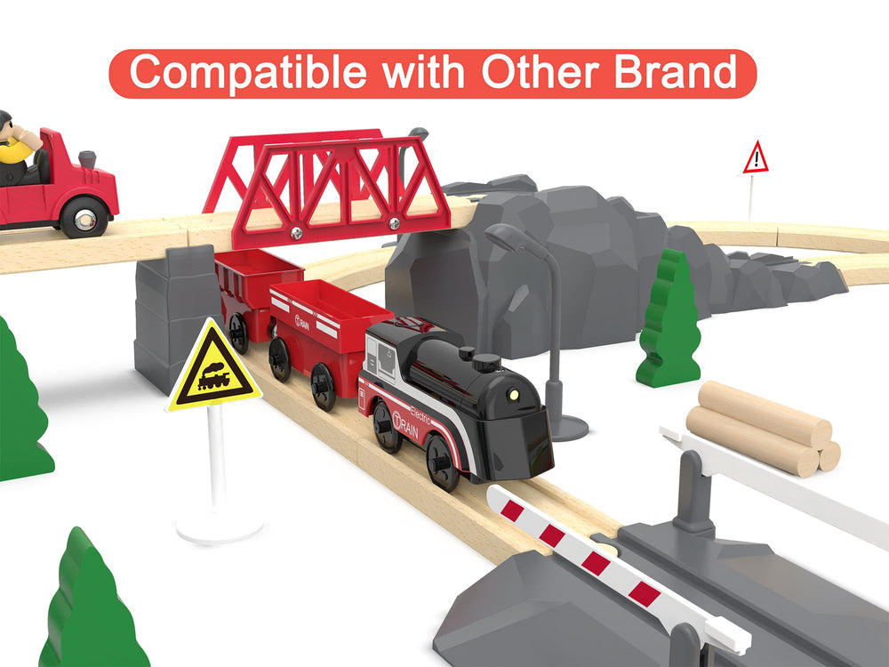 Z MAYABBO compatible with Thomas Brio Chuggington and more on wooden tracks