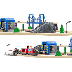 Z MAYABBO police station fits with Thomas Brio and other wooden tracks.