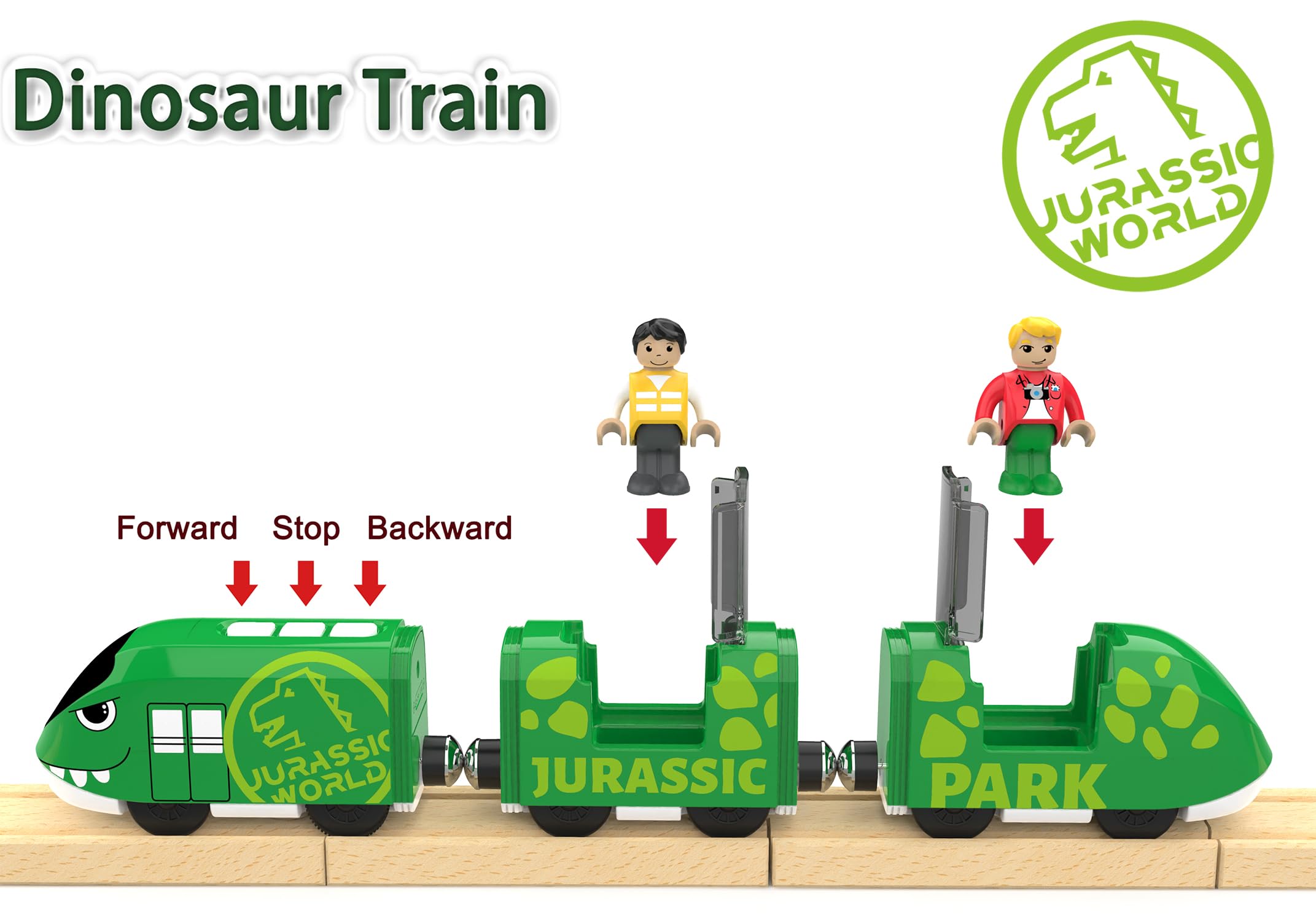 Z MAYABBO dinosaur illustration on the train sparks imaginative adventures during play