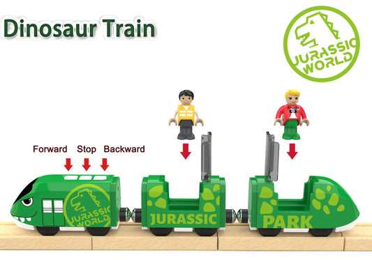 Z MAYABBO dinosaur illustration on the train sparks imaginative adventures during play