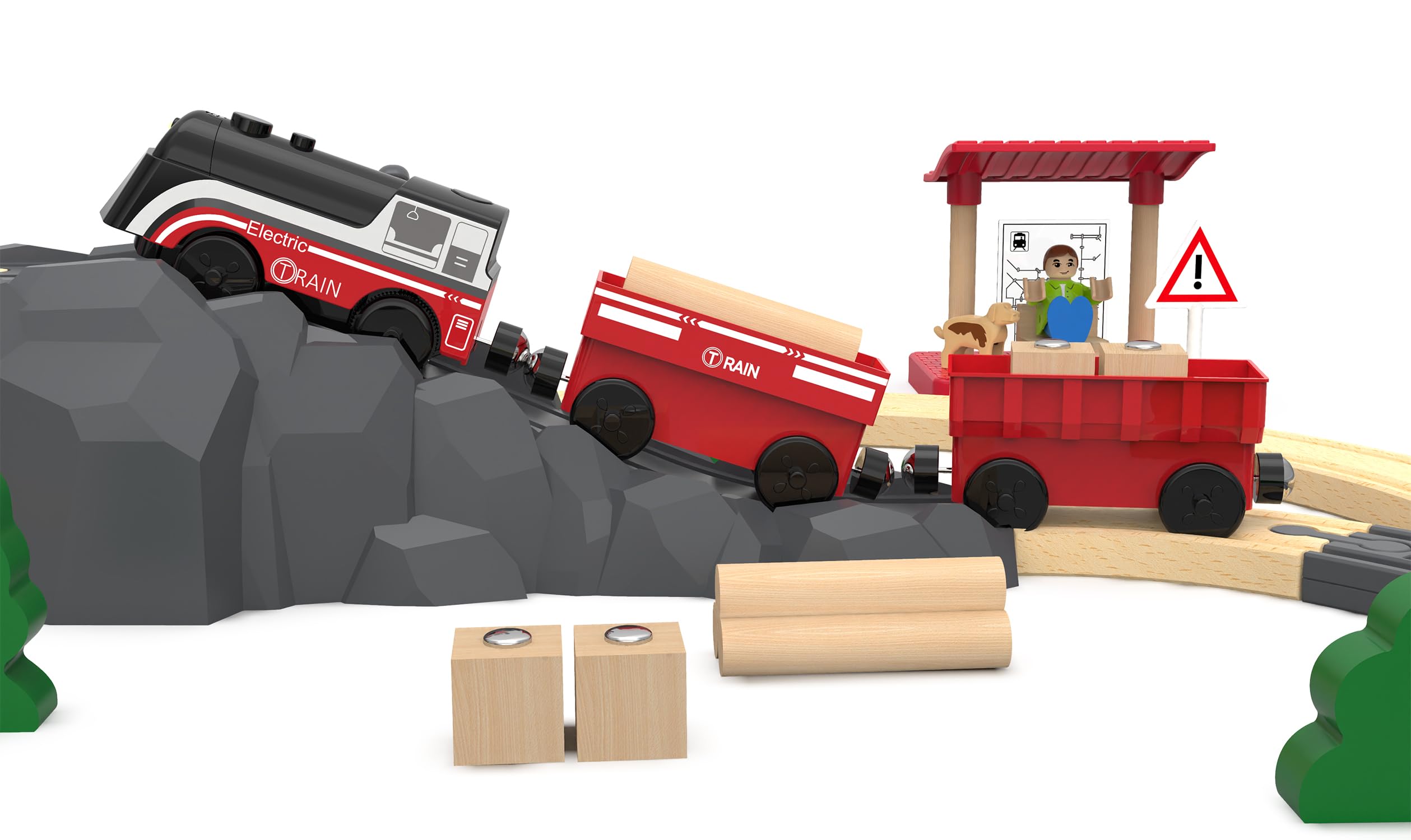 Z MAYABBO durable motorized train sparks imaginative play