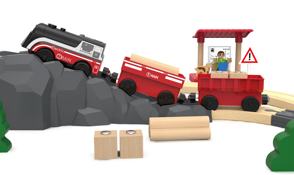 Z MAYABBO durable motorized train sparks imaginative play