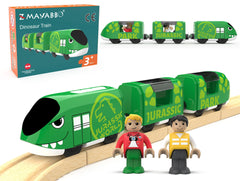 Z MAYABBO locomotive with intuitive buttons for forward, stop, and reverse, enabling interactive play