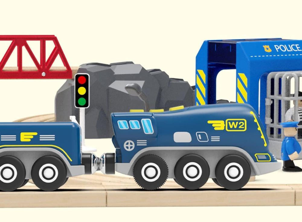 Z MAYABBO engine magnets enable seamless connection with compatible wooden track brands.