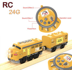 Z Mayabbo locomotive in action with remote control for responsive play.