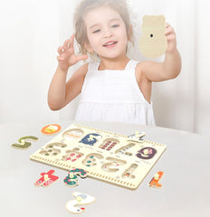 Z MAYABBO preschool puzzle promotes hand-eye coordination during playtime.